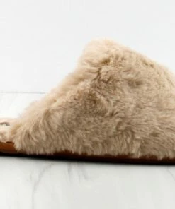 Cityclassified Allow Women's Fur Slip On Slippers