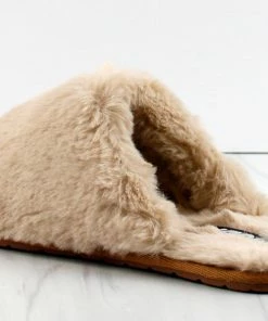 Cityclassified Allow Women's Fur Slip On Slippers
