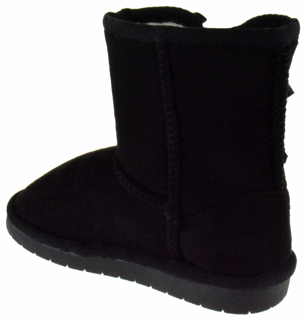 Link Ann-36KA Baby Girls Faux Fur Bow Tie Boot Baby Girl's Boots 9 Link Ann-36KA Baby Girls Faux Fur Bow Tie Boot Baby Girl's Boots