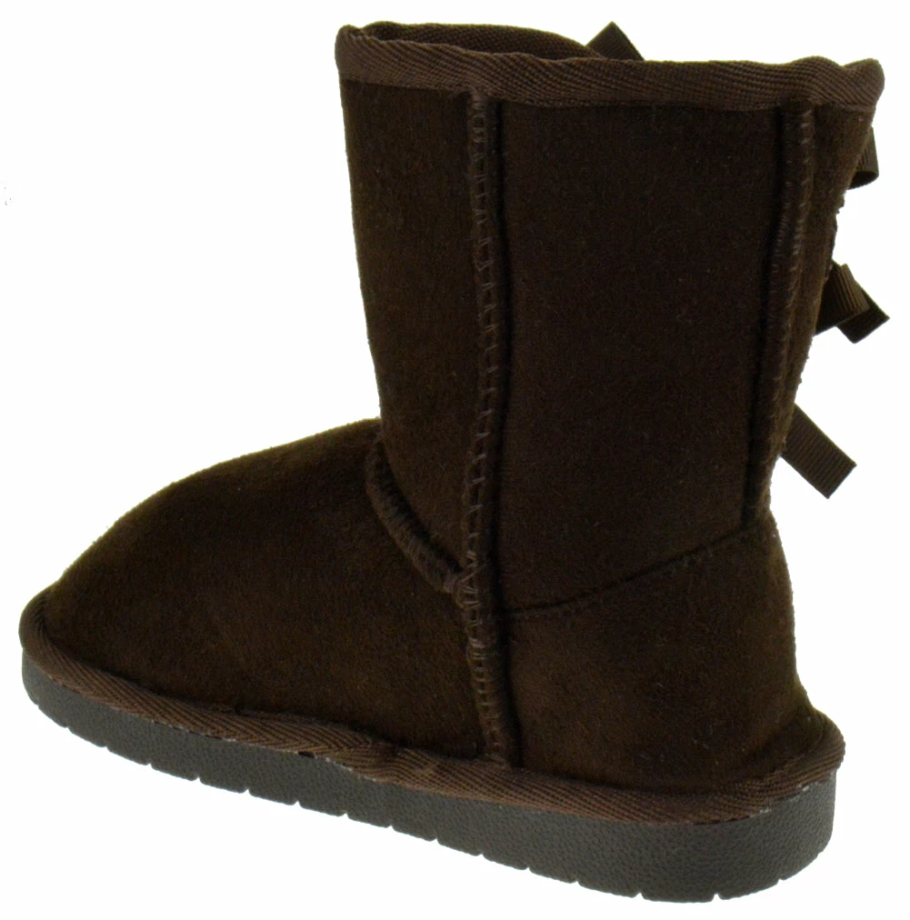 Link Ann-36KA Baby Girls Faux Fur Bow Tie Boot Baby Girl's Boots 6 Link Ann-36KA Baby Girls Faux Fur Bow Tie Boot Baby Girl's Boots