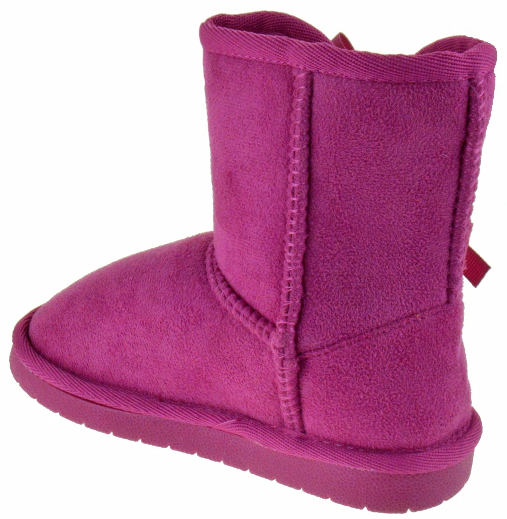 Link Ann-36KA Baby Girls Faux Fur Bow Tie Boot Baby Girl's Boots 3 Link Ann-36KA Baby Girls Faux Fur Bow Tie Boot Baby Girl's Boots