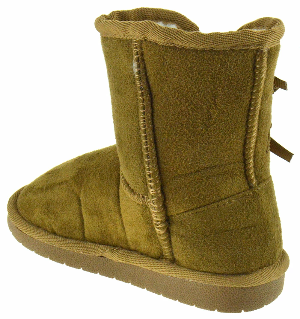 Link Ann-36KA Baby Girls Faux Fur Bow Tie Boot Baby Girl's Boots 11 Link Ann-36KA Baby Girls Faux Fur Bow Tie Boot Baby Girl's Boots