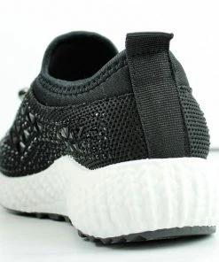 YOKI Arci Y Little Girl's Drawstring Gem Embellished Sneakers