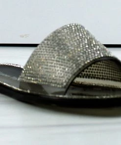 Lucky Top Arden 1k Little Girls Transparent Single Strap Slip On Sandals Girl's