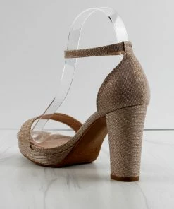 Top Moda Asia-1 Womens High Heeled Ankle Strap Sandals