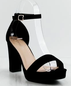 Top Moda Asia-1 Womens High Heeled Ankle Strap Sandals