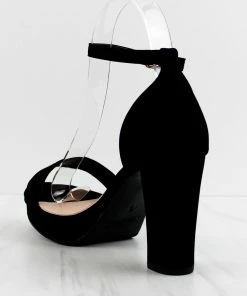 Top Moda Asia-1 Womens High Heeled Ankle Strap Sandals