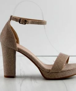 Top Moda Asia-1 Womens High Heeled Ankle Strap Sandals