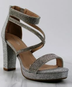 Top Moda Asia-66 Womens Cross Strapped Platform Heeled Sandals Women's 21 Top Moda Asia-66 Womens Cross Strapped Platform Heeled Sandals Women's