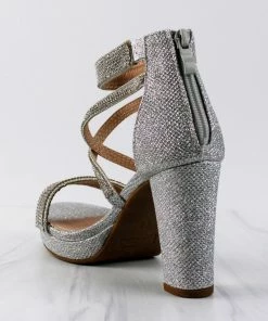 Top Moda Asia-66 Womens Cross Strapped Platform Heeled Sandals Women's 23 Top Moda Asia-66 Womens Cross Strapped Platform Heeled Sandals Women's