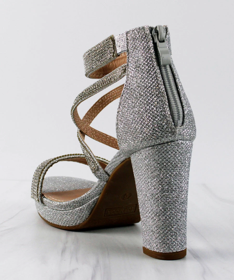 Top Moda Asia-66 Womens Cross Strapped Platform Heeled Sandals Women's 12 Top Moda Asia-66 Womens Cross Strapped Platform Heeled Sandals Women's