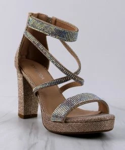 Top Moda Asia-66 Womens Cross Strapped Platform Heeled Sandals Women's 18 Top Moda Asia-66 Womens Cross Strapped Platform Heeled Sandals Women's