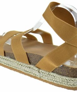 Forever Atarah 04 Women Espadrille Elastic Sandals