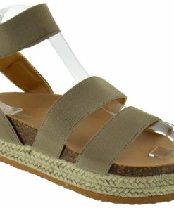 Forever Atarah 04 Women Espadrille Elastic Sandals