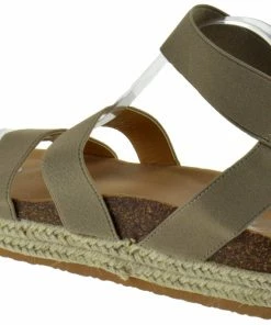 Forever Atarah 04 Women Espadrille Elastic Sandals
