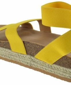 Forever Atarah 04 Women Espadrille Elastic Sandals