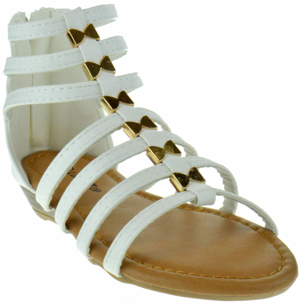Lucky Top Avery-1K Girl's Gladiator Wedge Sandals 7 Lucky Top Avery-1K Girl's Gladiator Wedge Sandals