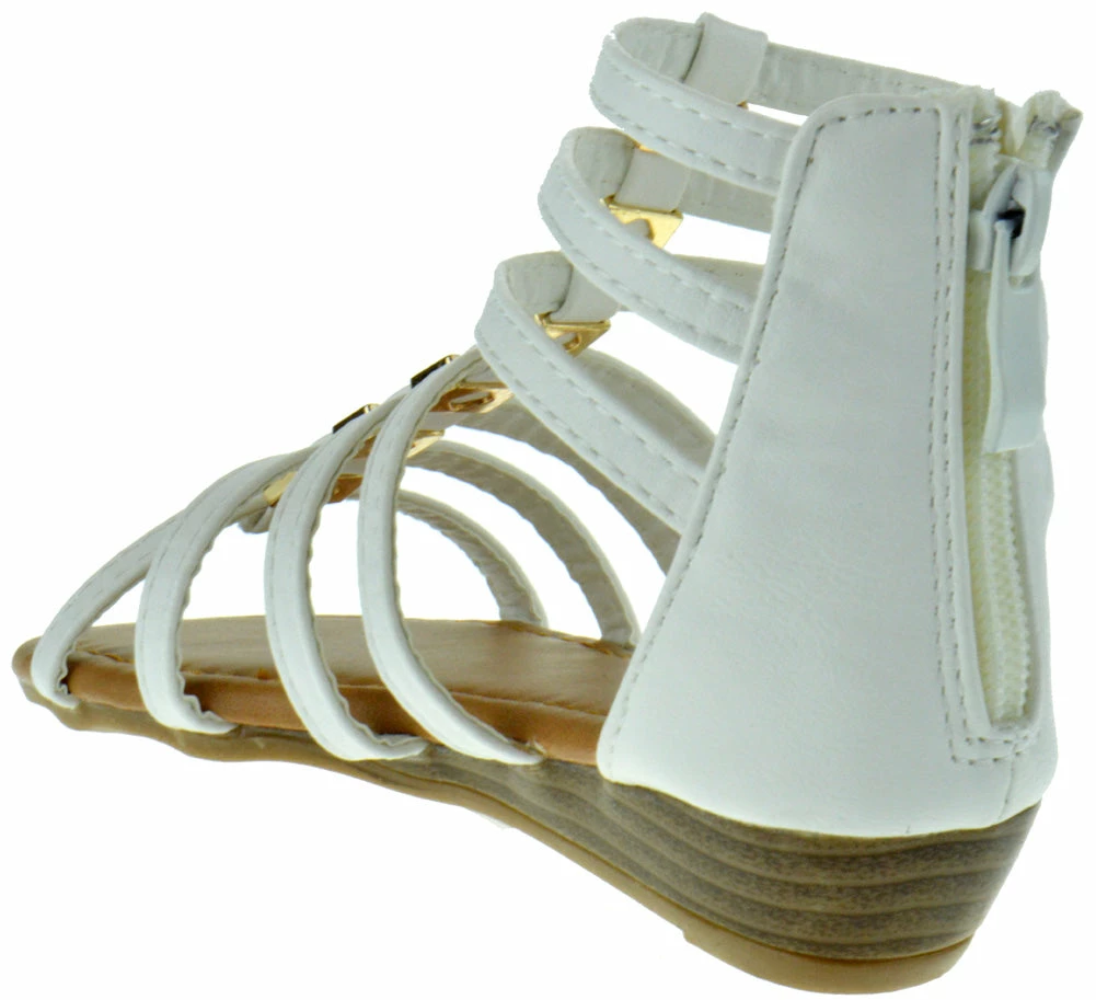 Lucky Top Avery-1K Girl's Gladiator Wedge Sandals 9 Lucky Top Avery-1K Girl's Gladiator Wedge Sandals