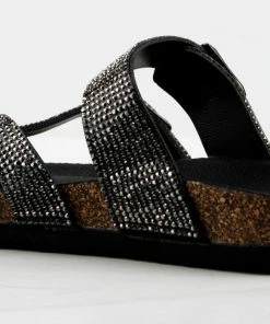 Link Berk 03K Little Girls Rhinestone Embellished Cross Band Sandals 11 Link Berk 03K Little Girls Rhinestone Embellished Cross Band Sandals