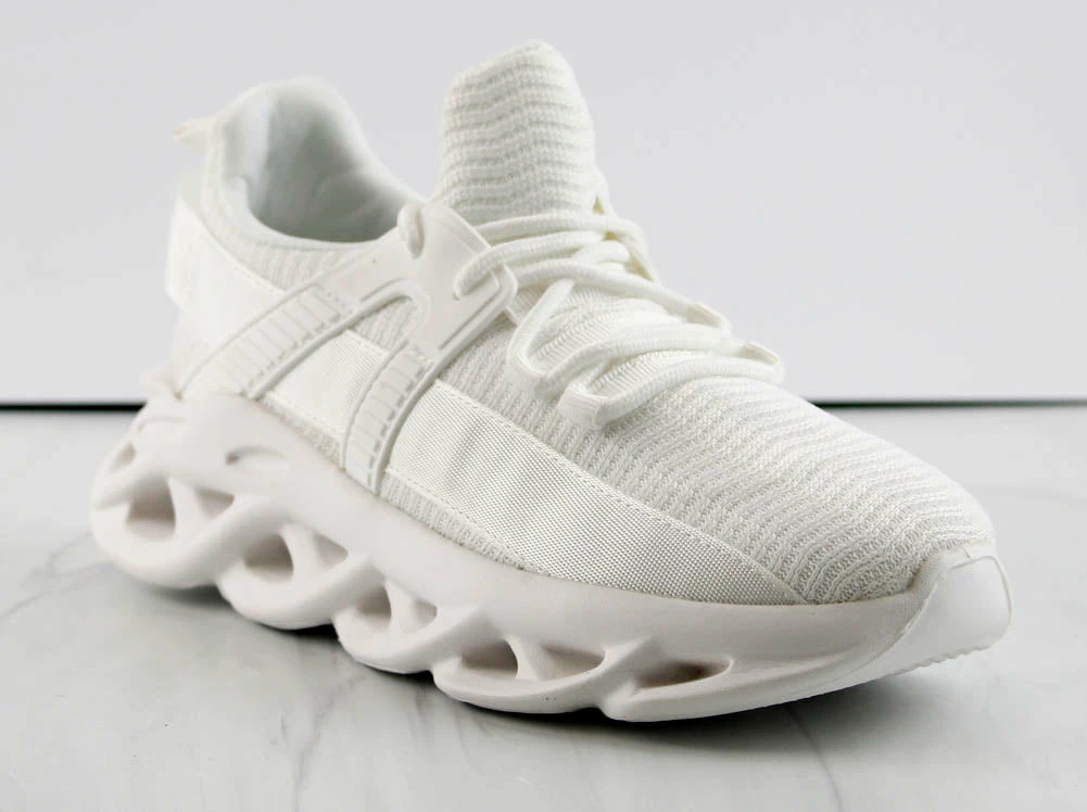 Forever Brave 12 Women's Textured Hallow Carved Outer Sole Sneakers 4 Forever Brave 12 Women's Textured Hallow Carved Outer Sole Sneakers