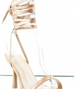 Top Moda Bali 3 Womens Thin Strap Wrap Up Stiletto Sandals Women's