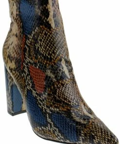 Bamboo BellFlower 09 Womens Chunky Heeled Pointed Toe Ankle Booties Women's