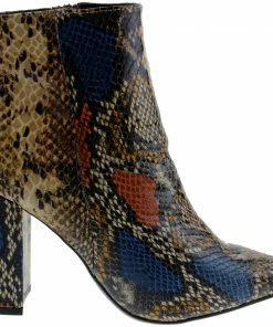 Bamboo BellFlower 09 Womens Chunky Heeled Pointed Toe Ankle Booties Women's