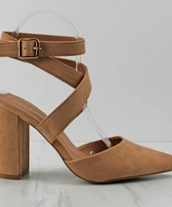 Bamboo Women's Bellflower-51 Womens Ankle Strap W/ Open Back Pumps 10 Bamboo Women's Bellflower-51 Womens Ankle Strap W/ Open Back Pumps