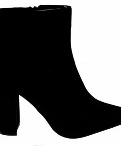 Bamboo BellFlower 09 Womens Chunky Heeled Pointed Toe Ankle Booties Women's