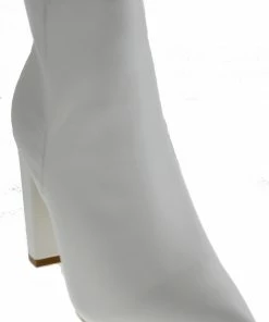 Bamboo BellFlower 09 Womens Chunky Heeled Pointed Toe Ankle Booties Women's