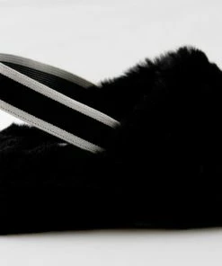 Lucky Top Ben 1K Girls Ultra Soft Furry Sling Back Slides
