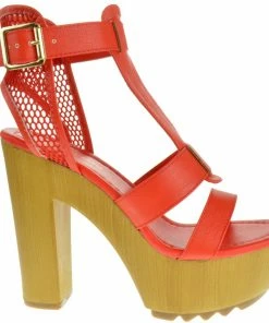 Mark & Maddux Women's Benjamin 9 Womens T Strap High Heel Sandal