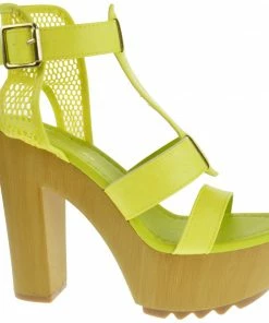 Mark & Maddux Women's Benjamin 9 Womens T Strap High Heel Sandal