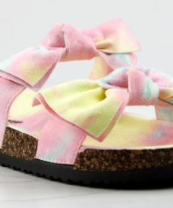 Forever Berk 29 Womens Suede Double Strap Bow Embellished Sandals