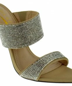 Glaze Borry 1 Women's Pointed Toe Rhinestone Stiletto Heels LIQUIDATIONS!