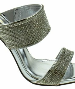 Glaze Borry 1 Women's Pointed Toe Rhinestone Stiletto Heels LIQUIDATIONS!