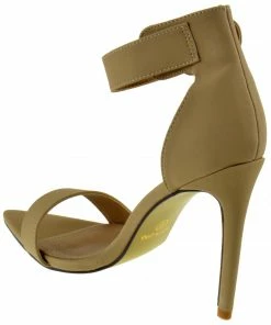 Glaze Borry-02 Womens Ankle Strap Stiletto Heel Sandals