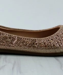 Top Moda Bruce-1 Womens Embellished Almond Toe Flats Women's