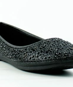 Top Moda Bruce-1 Womens Embellished Almond Toe Flats Women's