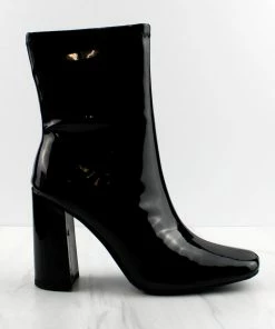 Top Moda Bruno-1 Womens Block Heeled Pointed Toe Ankle Boots