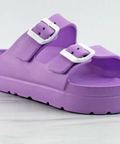 MATA Cali Vibez Womens Double Buckle Strap Platform Sandals Women's