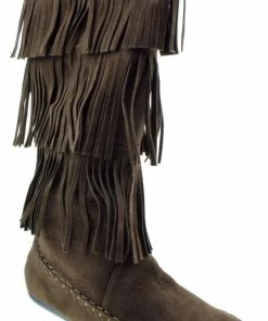 Forever Candice 48 Women's Fringe Knee High Boot