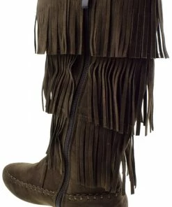 Forever Candice 48 Women's Fringe Knee High Boot