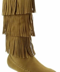 Forever Candice 48 Women's Fringe Knee High Boot