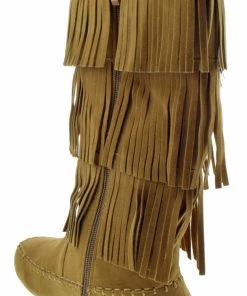 Forever Candice 48 Women's Fringe Knee High Boot