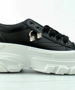 Nature Breeze Charlie 01 Womens Low Top Platform Lace Up Sneakers Women's