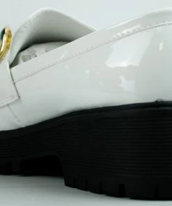 Forever Chief-63 Womens Platform Chain Accented Lug Sole Shoes