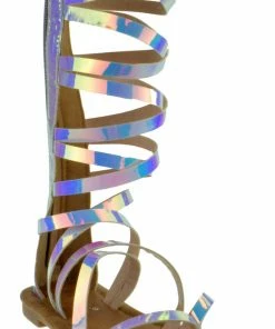 Link Cinema 68K Little Girls Metallic Gladiator Sandals 9 Link Cinema 68K Little Girls Metallic Gladiator Sandals