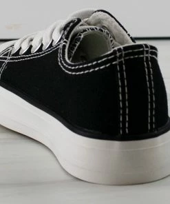 Link Classic 01K Little Girls Low Top Lace Up Canvas Sneakers