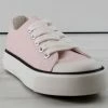 Link Classic 01K Little Girls Low Top Lace Up Canvas Sneakers